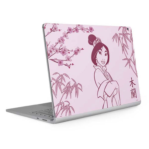 Disney Mulan Character Art Surface Book 2 13.5in Skin